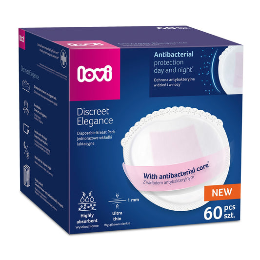 Wkładki laktacyjne antybakteryjne Discreet Elegance - Lovi LOVI