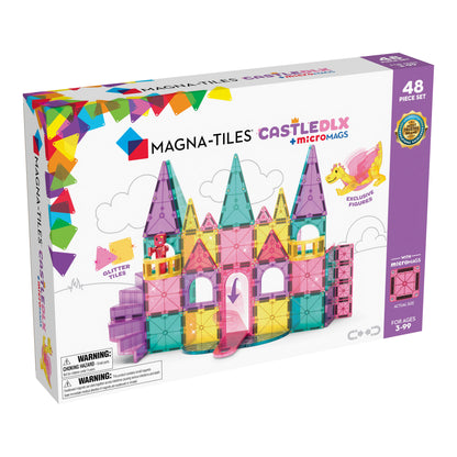 Klocki Magnetyczne Zamek DLX 48 el. - MAGNA-TILES®