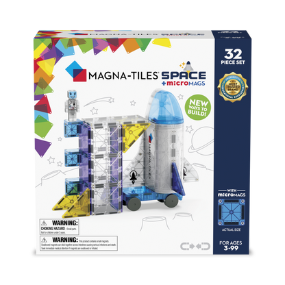 Klocki Magnetyczne Kosmos 32 el. - MAGNA-TILES®