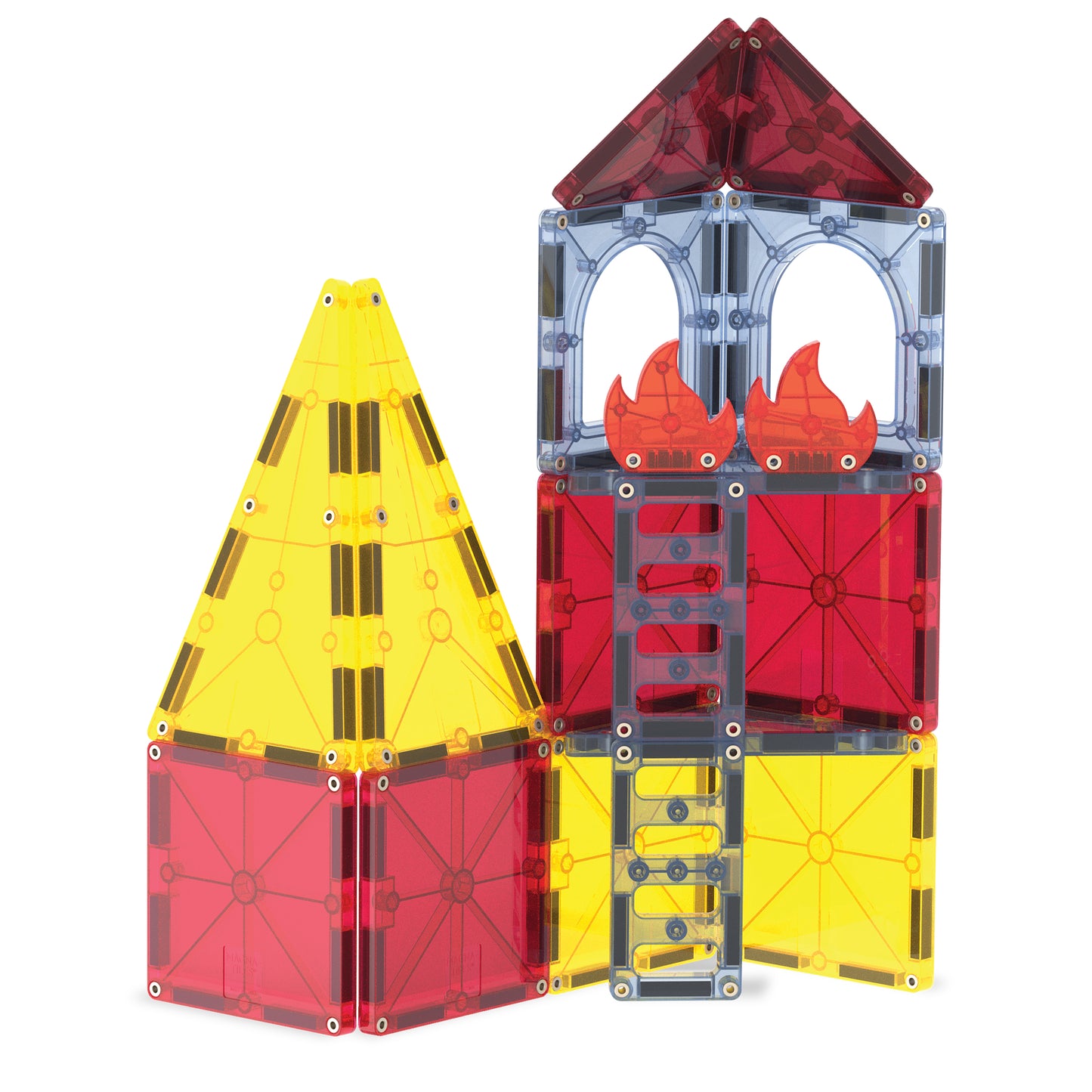 Klocki Magnetyczne Fire Rescue 27 el. - MAGNA-TILES®