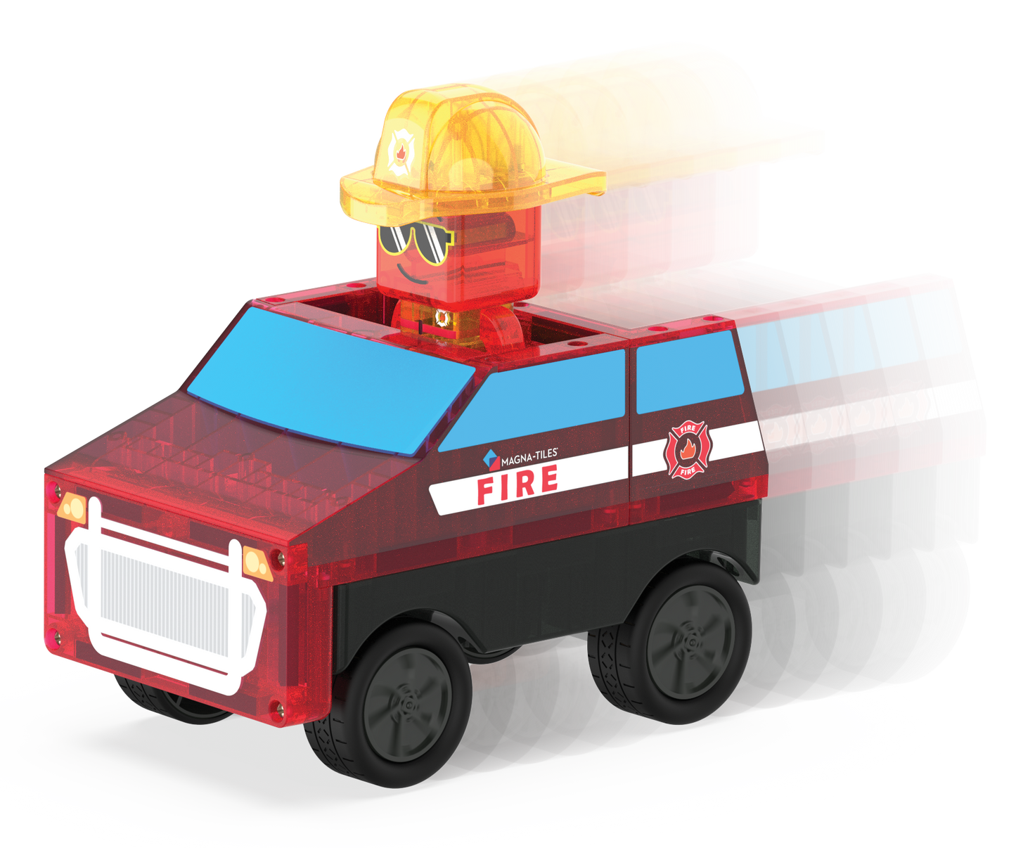 Klocki Magnetyczne Fire Rescue 27 el. - MAGNA-TILES®