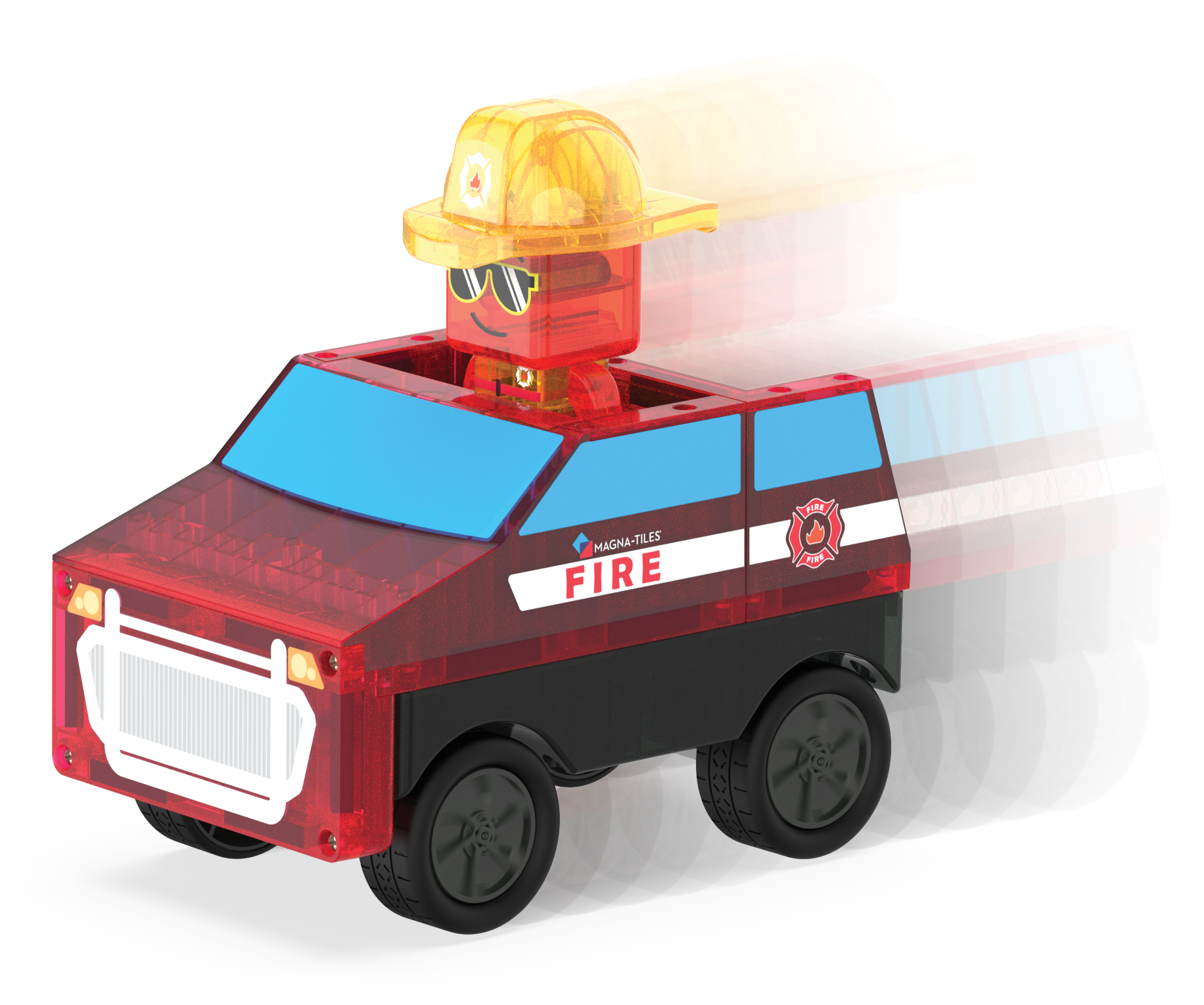 Klocki Magnetyczne Fire Rescue 27 el. - MAGNA-TILES®