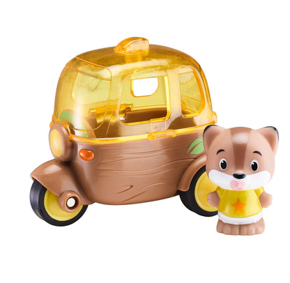 Motocykl z wózkiem bocznym- Klorofil