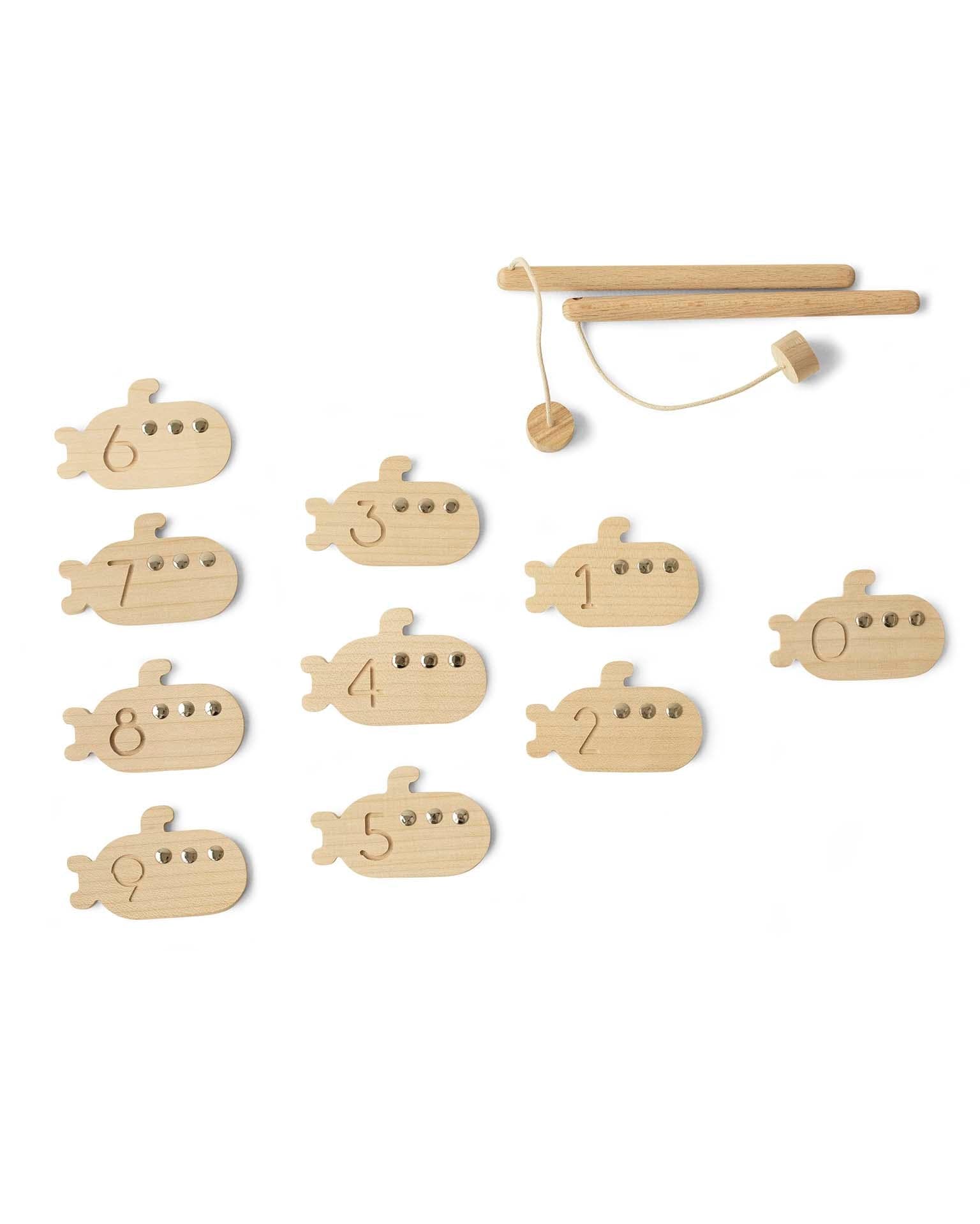 Dzielne okręty podwodne, zestaw wędkarski, naturalny Babai