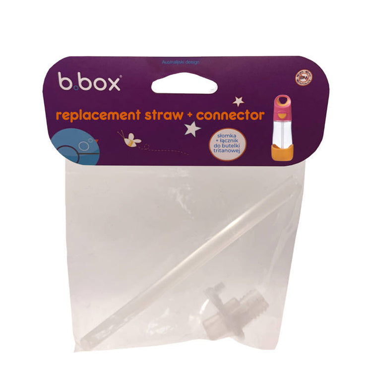 B.BOX - Zestaw słomki z łącznikiem do butelki tritanowej 450 ml B.BOX