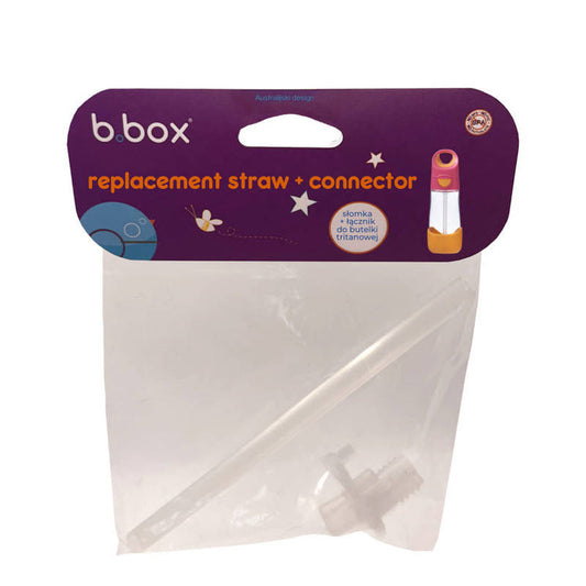B.BOX - Zestaw słomki z łącznikiem do butelki tritanowej 450 ml B.BOX