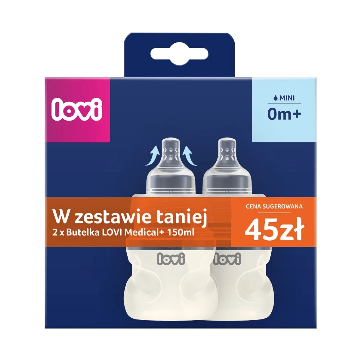 Duopack Butelek Lovi Medical+ 150ml