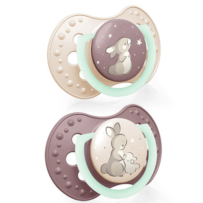 Smoczek silikonowy Night&Day 2szt - Lovi Girl