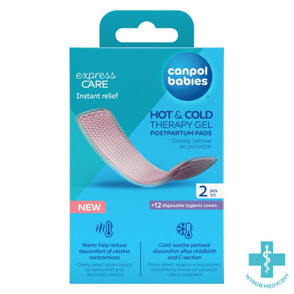 Okłady żelowe po porodzie do terapii ciepłem lub zimnem 2 szt - Canpol