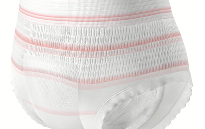 Oddychające i ultrachłonne jednorazowe majtki 2w1 z podkładem poporodowym - Canpol L XL