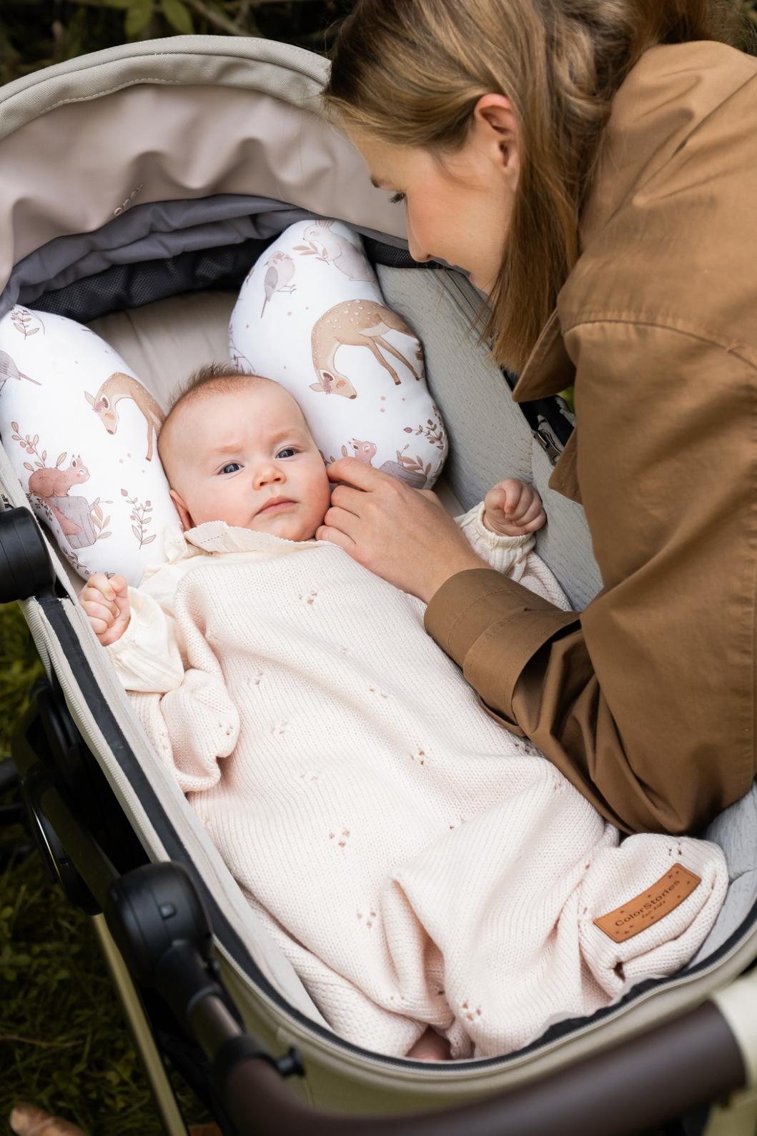 Kocyk merino całoroczny Meri ciepły beż- ColorStories