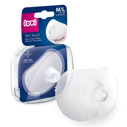 Silikonowe osłonki piersi Skin Touch 2 szt - Lovi M L