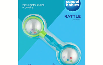 Grzechotka z obrotowymi elementami - Canpol Niebieska