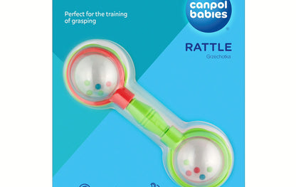 Grzechotka z obrotowymi elementami - Canpol Zielona