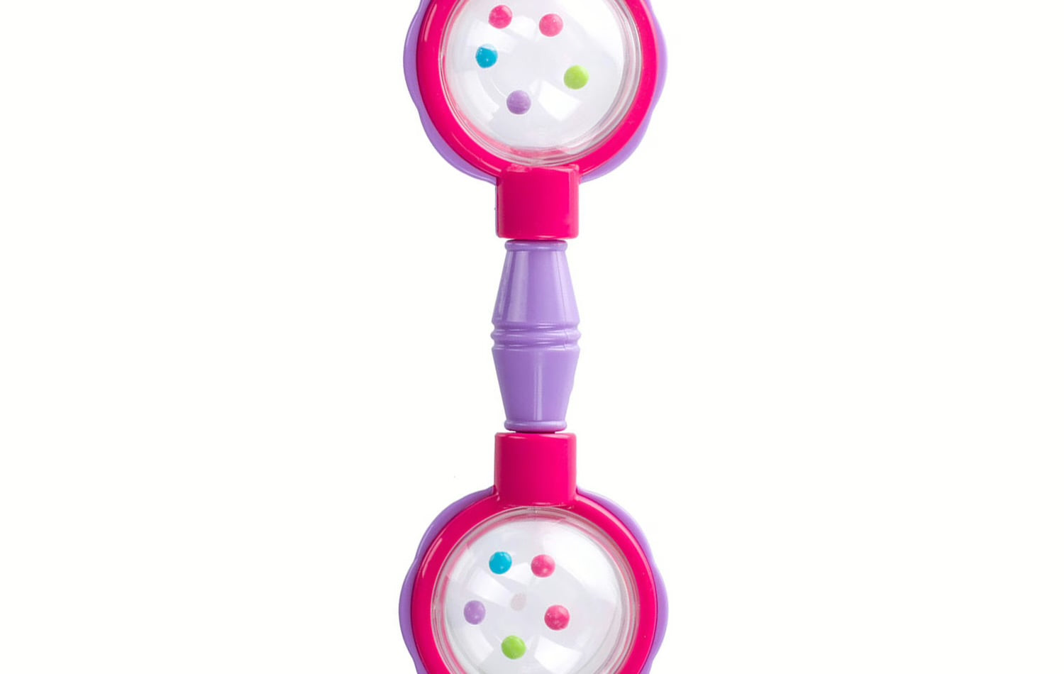 Grzechotka z obrotowymi elementami - Canpol Różowa