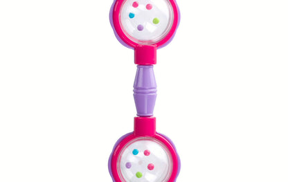 Grzechotka z obrotowymi elementami - Canpol Różowa