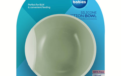 Silikonowa miseczka z przyssawką 330ml- Canpol Pistachio