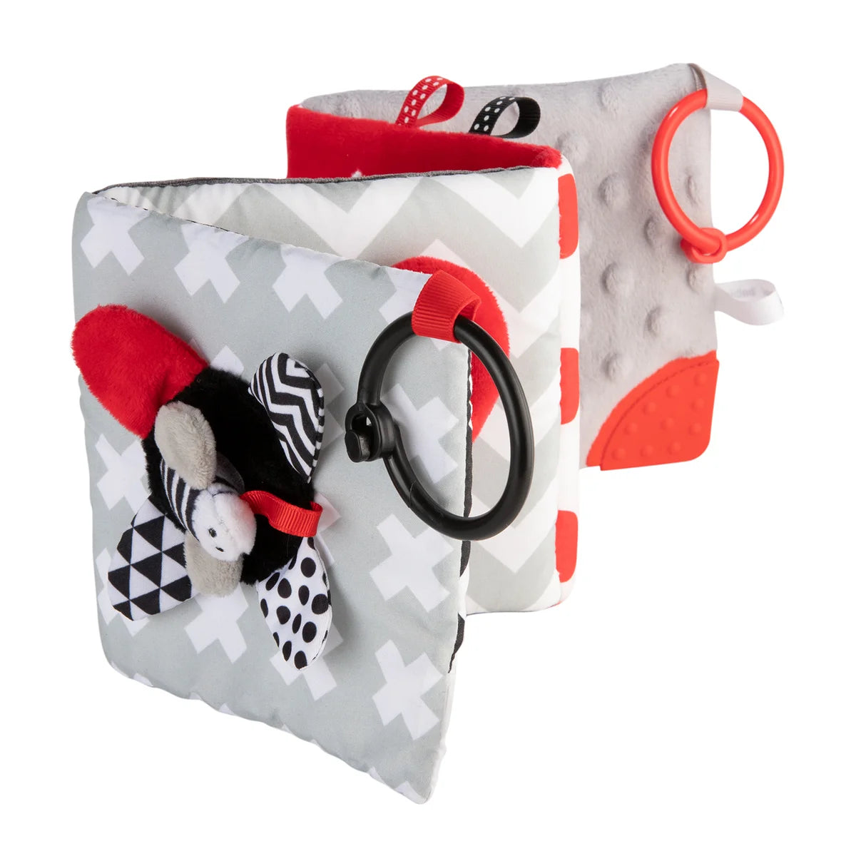 Pluszowa kontrastowa książeczka edukacyjna Sensory Toys - Canpol