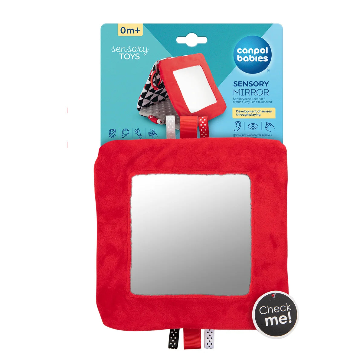 Duże lusterko kontrastowe Sensory Toys - Canpol CANPOL