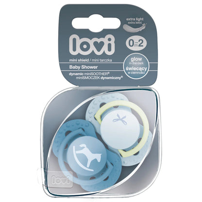 Smoczek silikonowy dynamiczny Baby Shower 2szt - Lovi Girl 0-2m