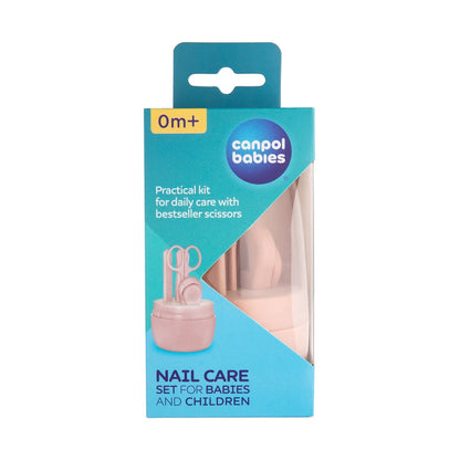 Zestaw do pielęgnacji paznokci dla dzieci i niemowląt - Canpol niebieski