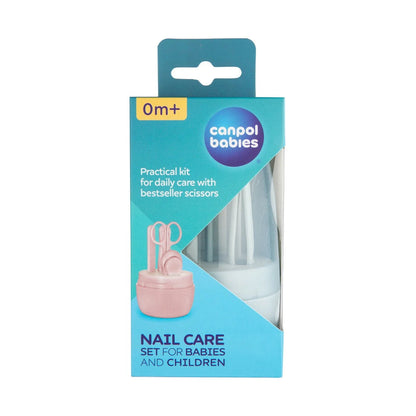 Zestaw do pielęgnacji paznokci dla dzieci i niemowląt - Canpol niebieski