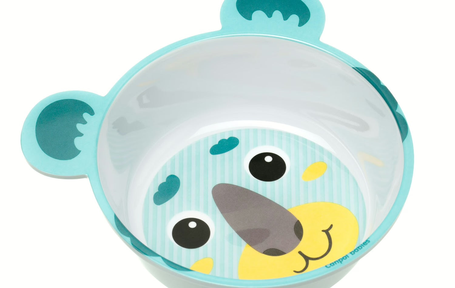 Melamina miseczka antypoślizgowa z uszami Hello Little - Canpol Tygrys