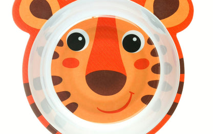 Melamina miseczka antypoślizgowa z uszami Hello Little - Canpol Tygrys