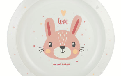 Talerz plastikowy Cute Animals - Canpol królik