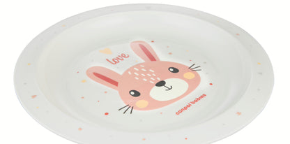 Talerz plastikowy Cute Animals - Canpol piesek niebieski