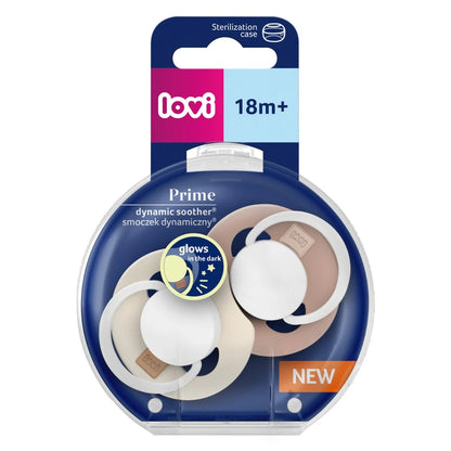 Smoczek silikonowy dynamiczny Prime - Lovi Ivory Glow Blush Glow 18+