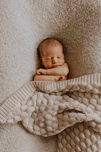 Kocyk bambusowy Fema - ColorStories Ciepły beż 80x100