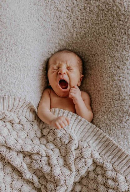 Kocyk bambusowy Fema - ColorStories Ciepły beż 80x100