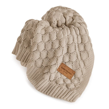 Kocyk bambusowy Fema - ColorStories Cappuccino 80x100