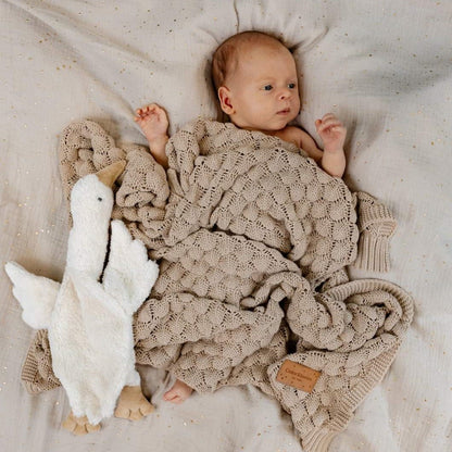 Kocyk bambusowy Fema - ColorStories Cappuccino 80x100