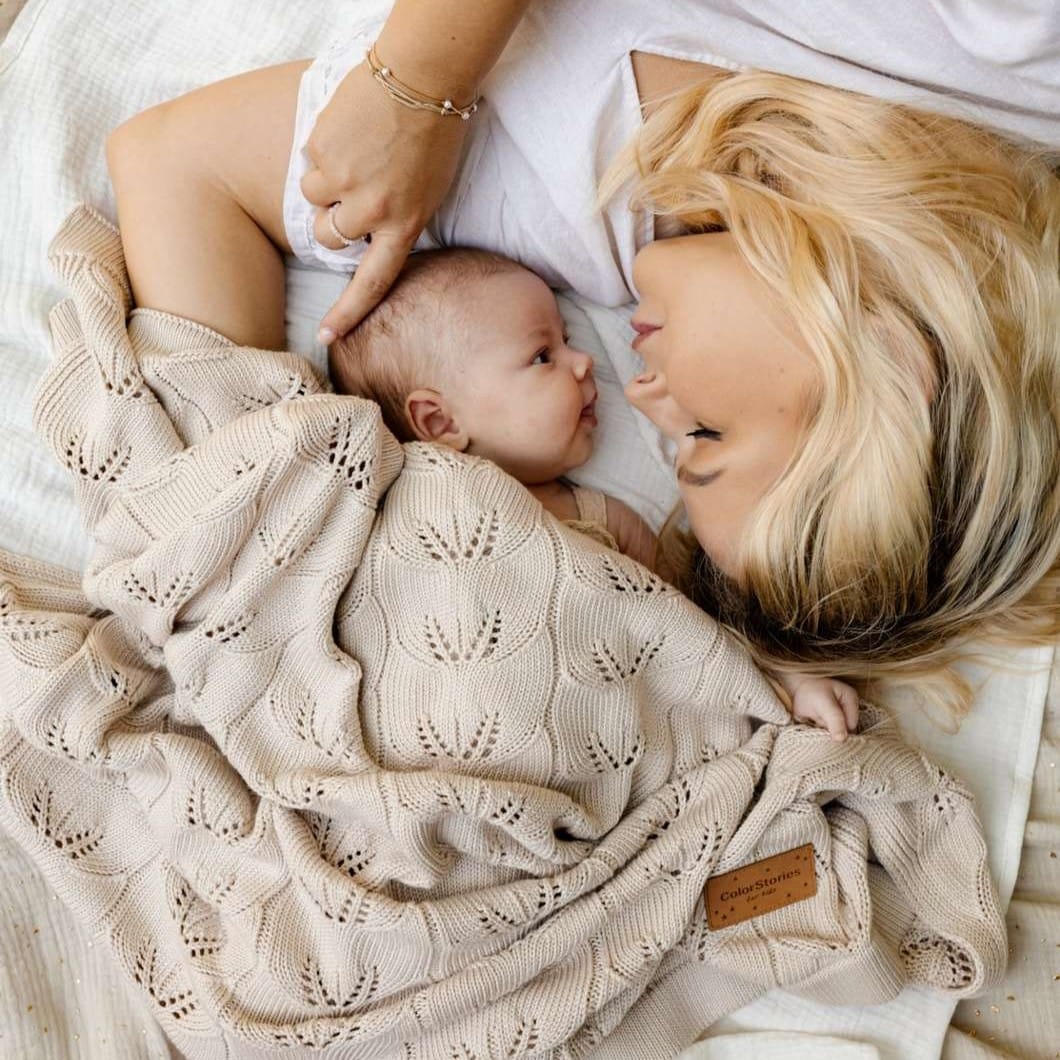 Kocyk bambusowy Ivi Ciepły beż - ColorStories