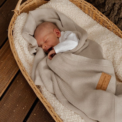 Kocyk bambusowy Bibi- ColorStories Ciepły beż