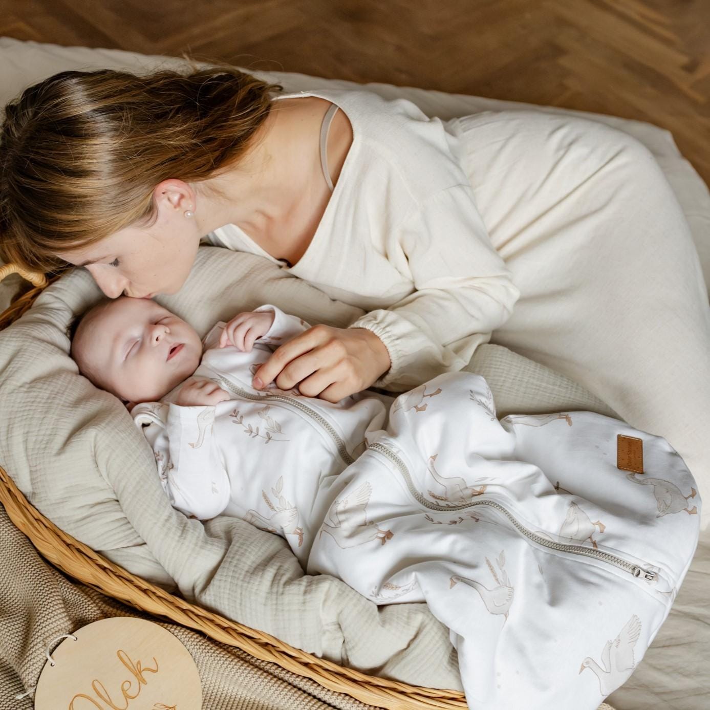 Śpiworek dla niemowlaka 1.0 TOG - ColorStories Happy Goose 0-6 m