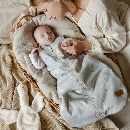 Śpiworek dla niemowlaka 1.0 TOG - ColorStories Happy Goose Olive 0-6 m