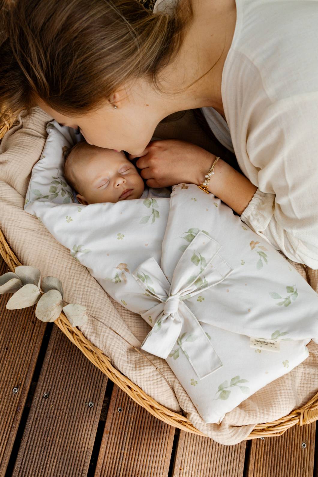 Rożek niemowlęcy - ColorStories Eucalyptus