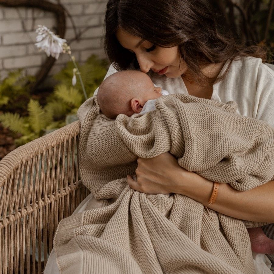 Kocyk bambusowy Bibi- ColorStories Cappuccino