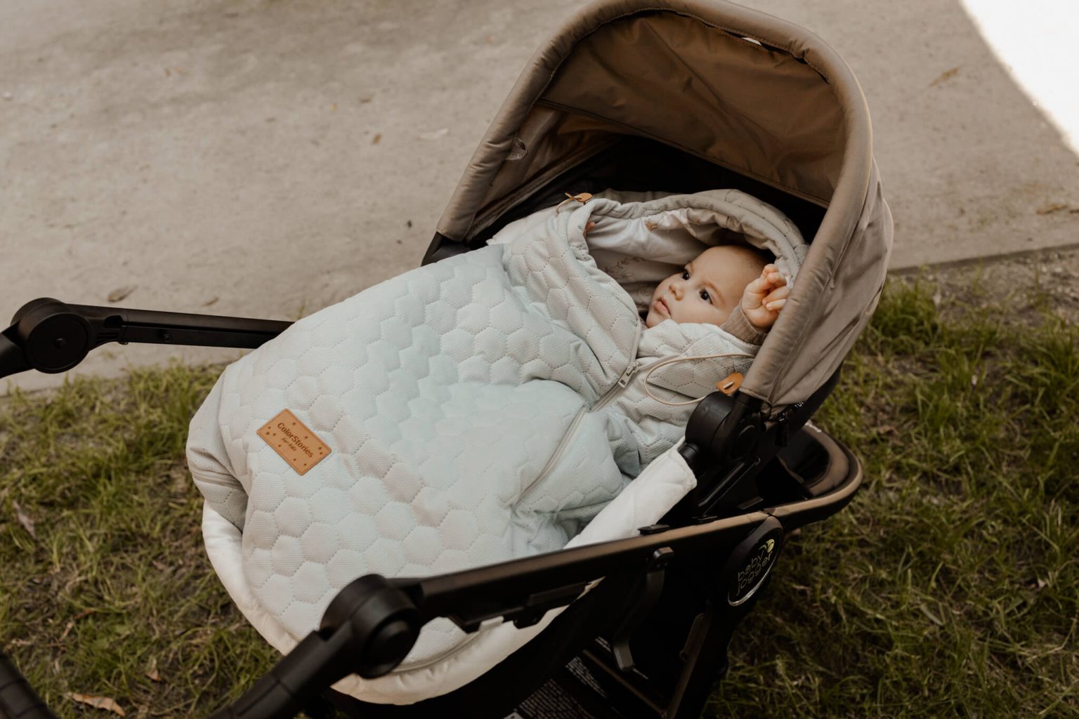 Śpiworek do wózka i fotelika 2w1 0-10 mies - ColorStories Happy Goose Olive