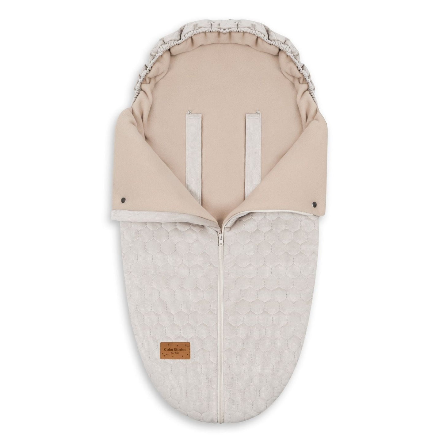 Śpiworek do gondoli i spacerówki 2w1 6-24 mies - ColorStories Beżowy