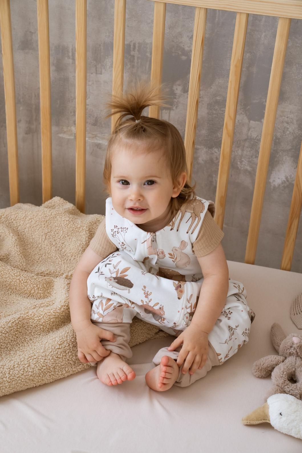 Śpiworek z nogawkami 1-3 lat 2.5 tog - ColorStories Forest Friends 2.5 Tog