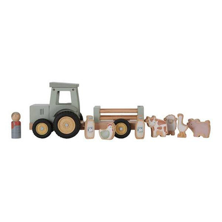 Traktor z przyczepą Little Farm FSC LD7149 - Little Dutch