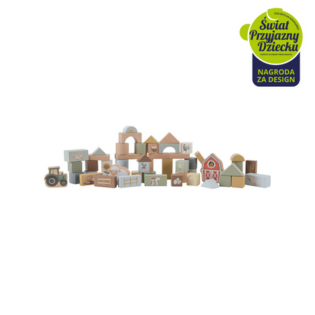 Zestaw klocków Little Farm FSC LD7145 - Little Dutch