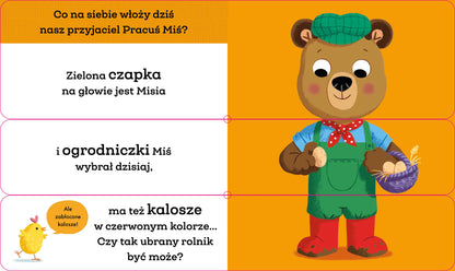 Miś pracuś. Zabawa w przebieranie - Wydawnictwo Wilga