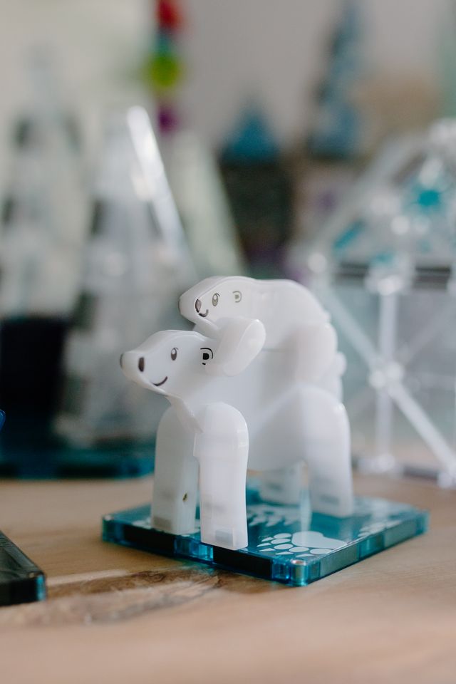Klocki Magnetyczne Arctic Animals 25 el. - MAGNA-TILES®