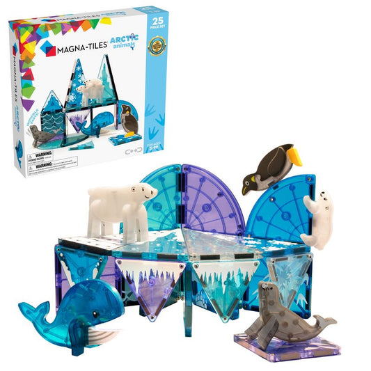 Klocki Magnetyczne Arctic Animals 25 el. - MAGNA-TILES®