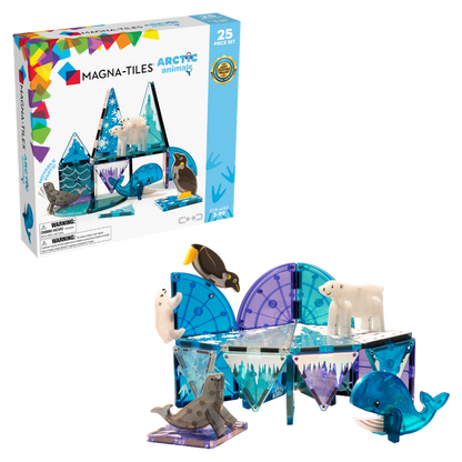 Klocki Magnetyczne Arctic Animals 25 el. - MAGNA-TILES®